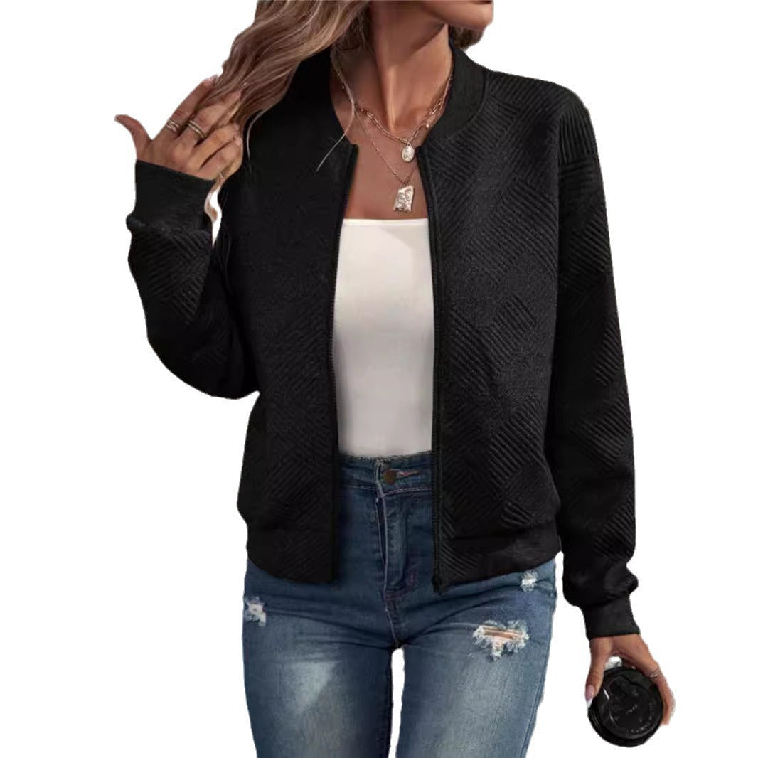 Women's Zip-Front Jacket – Hip-Length Regular Fit
