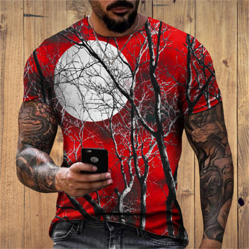Men's Graphic Print T-Shirt – Relaxed Crew Neck Fit