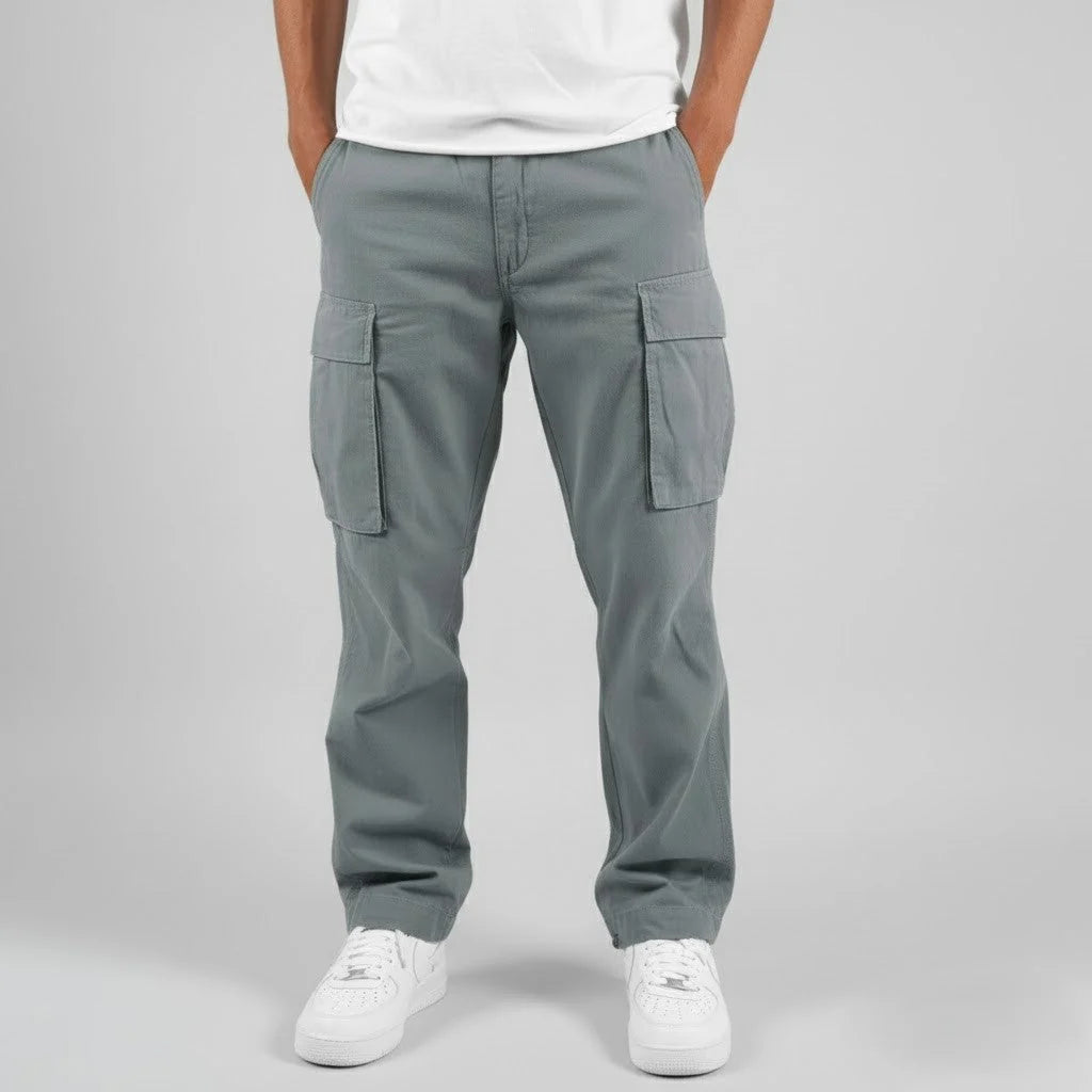 Men's Cargo Pants – Relaxed Drawstring Fit