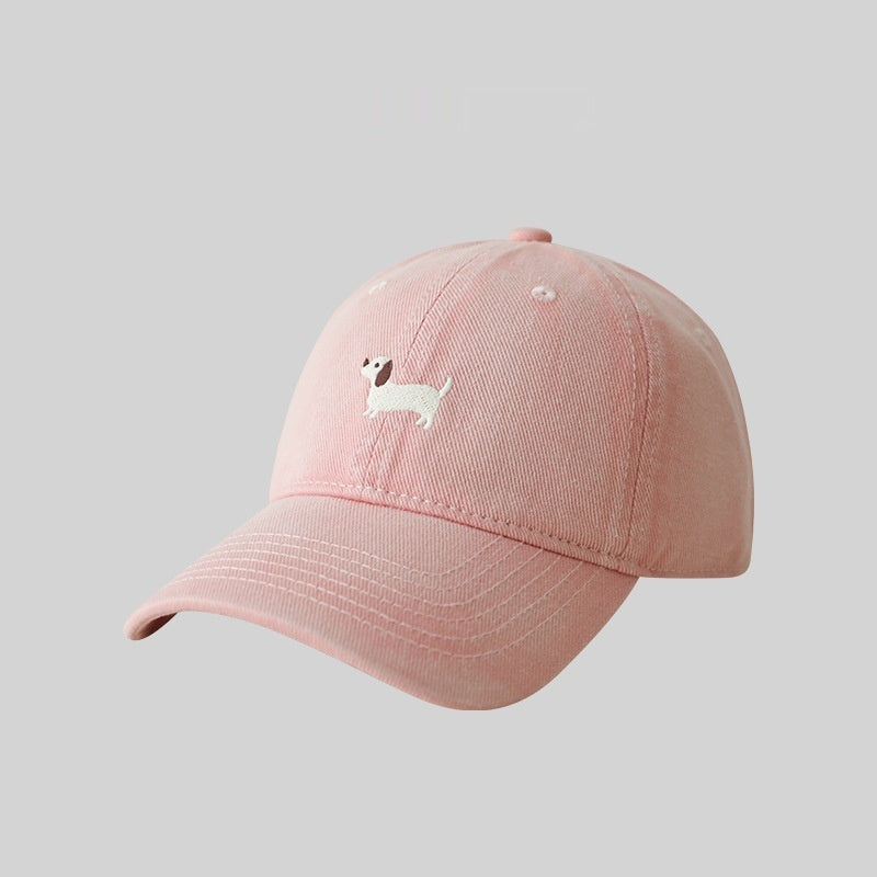 Women's Baseball Cap – Embroidered Dachshund Motif