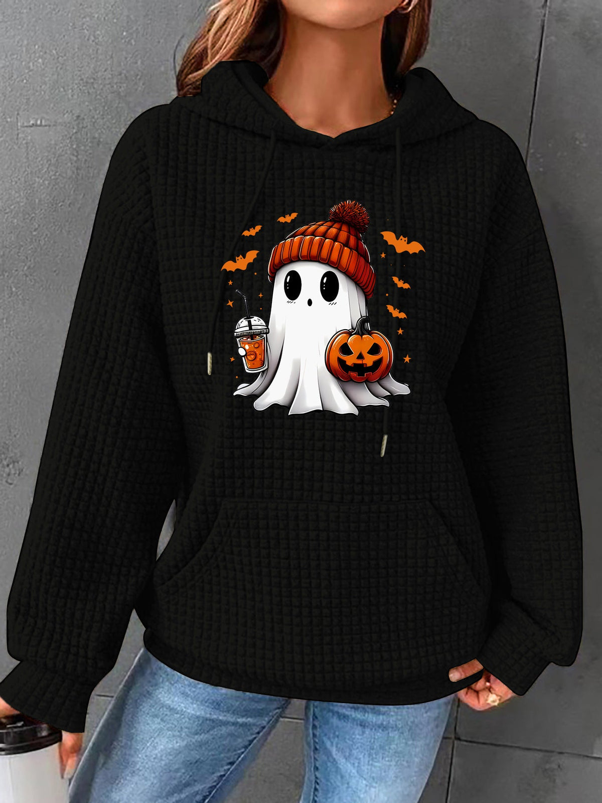 Women's Hoodie – Halloween Print Relaxed Fit
