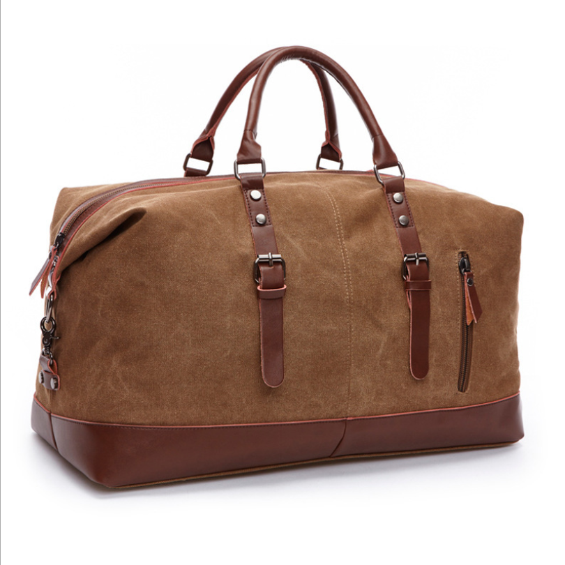 Men's Canvas Tote Bag – Large Shoulder Travel Size