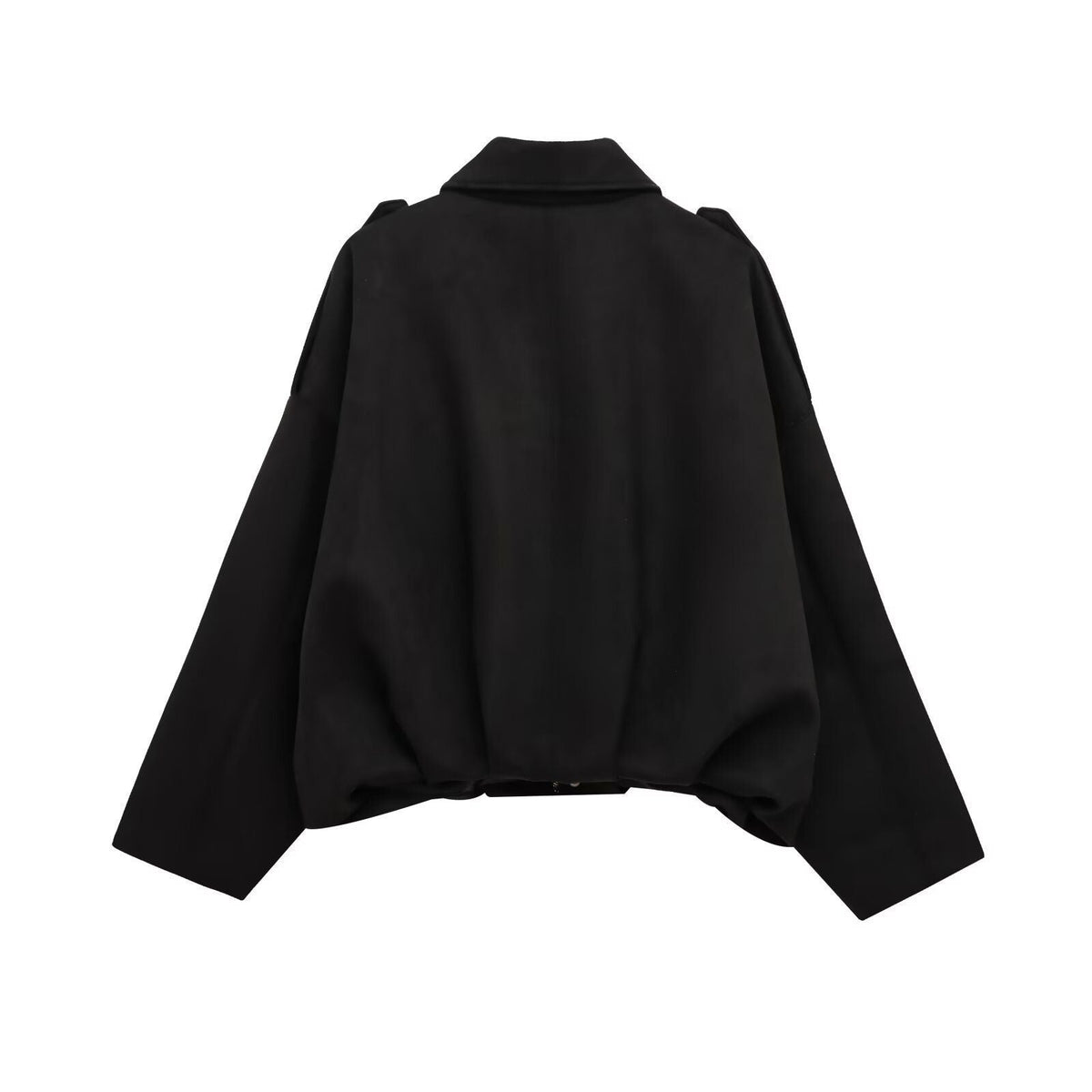 Men's Faux Suede Pilot Jacket – Straight Hip-Length Fit