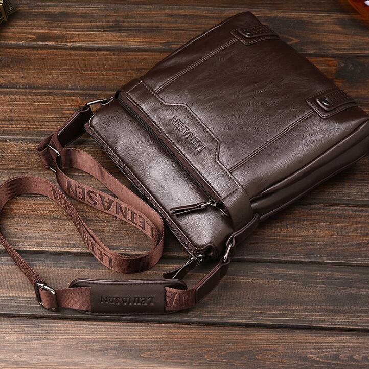 Men's Messenger Bag – Structured Minimal Rectangle