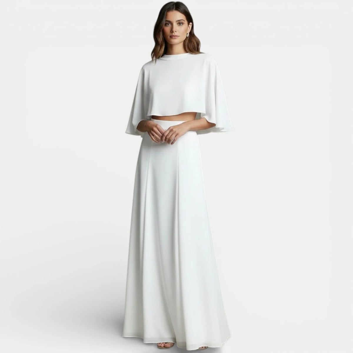 Women's Satin Two-Piece Set – Relaxed Matching Top and Pants