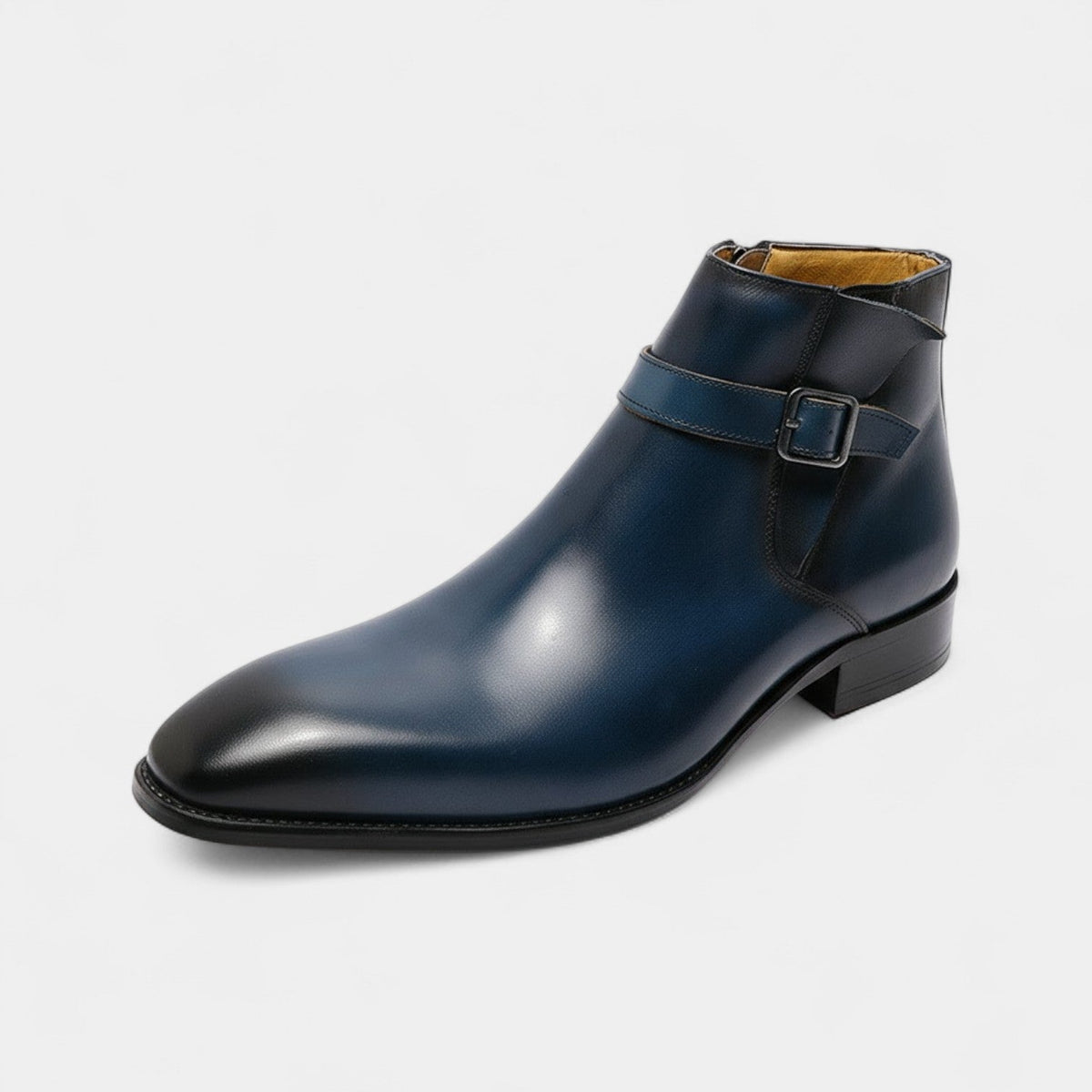 Men's Chelsea Boots – Smooth Faux Leather Ankle Cut
