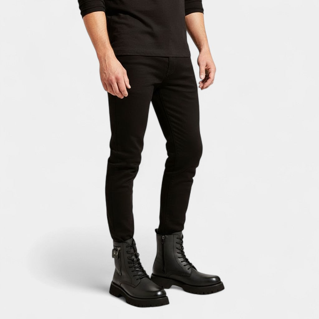 Men's Suede Ankle Boots – Side Buckle Strap
