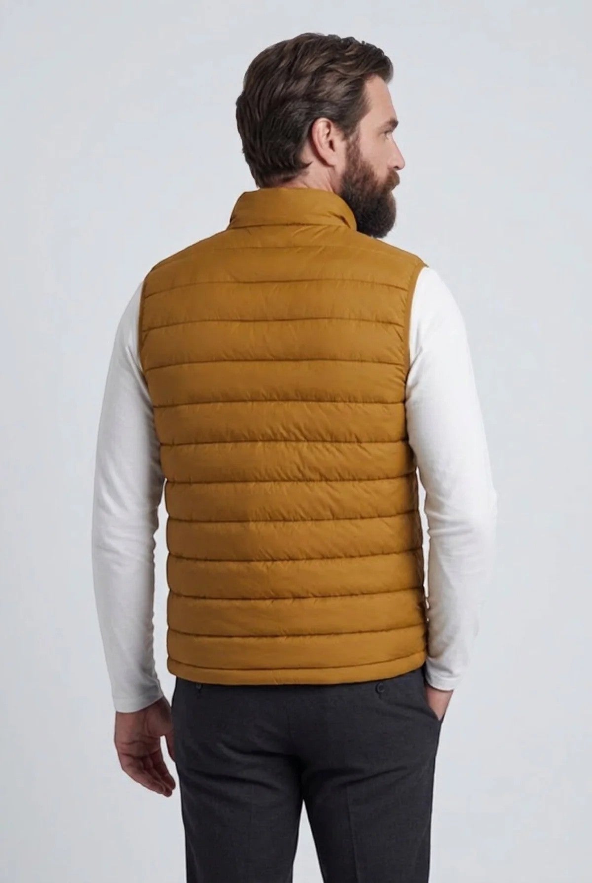 Men's Quilted Puffer Vest – Lightweight Zip Front