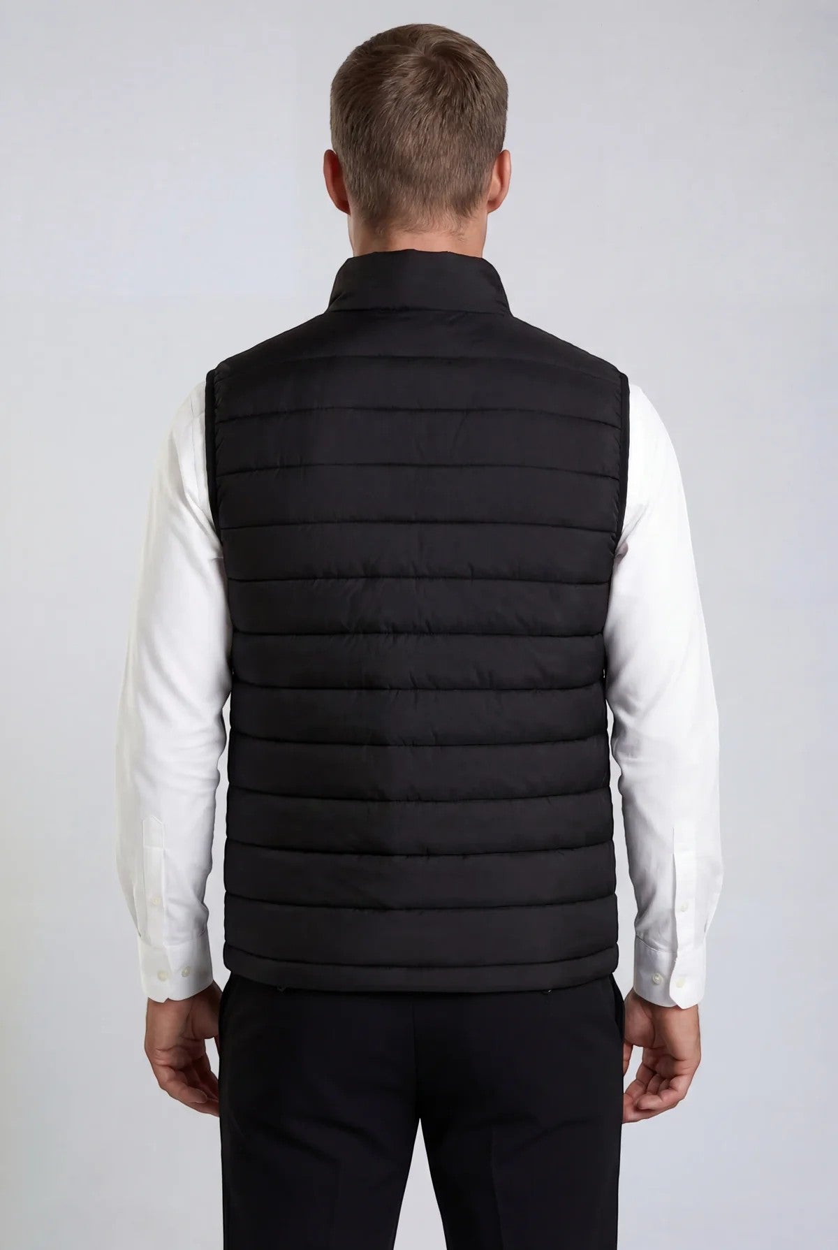 Men's Quilted Puffer Vest – Lightweight Zip Front