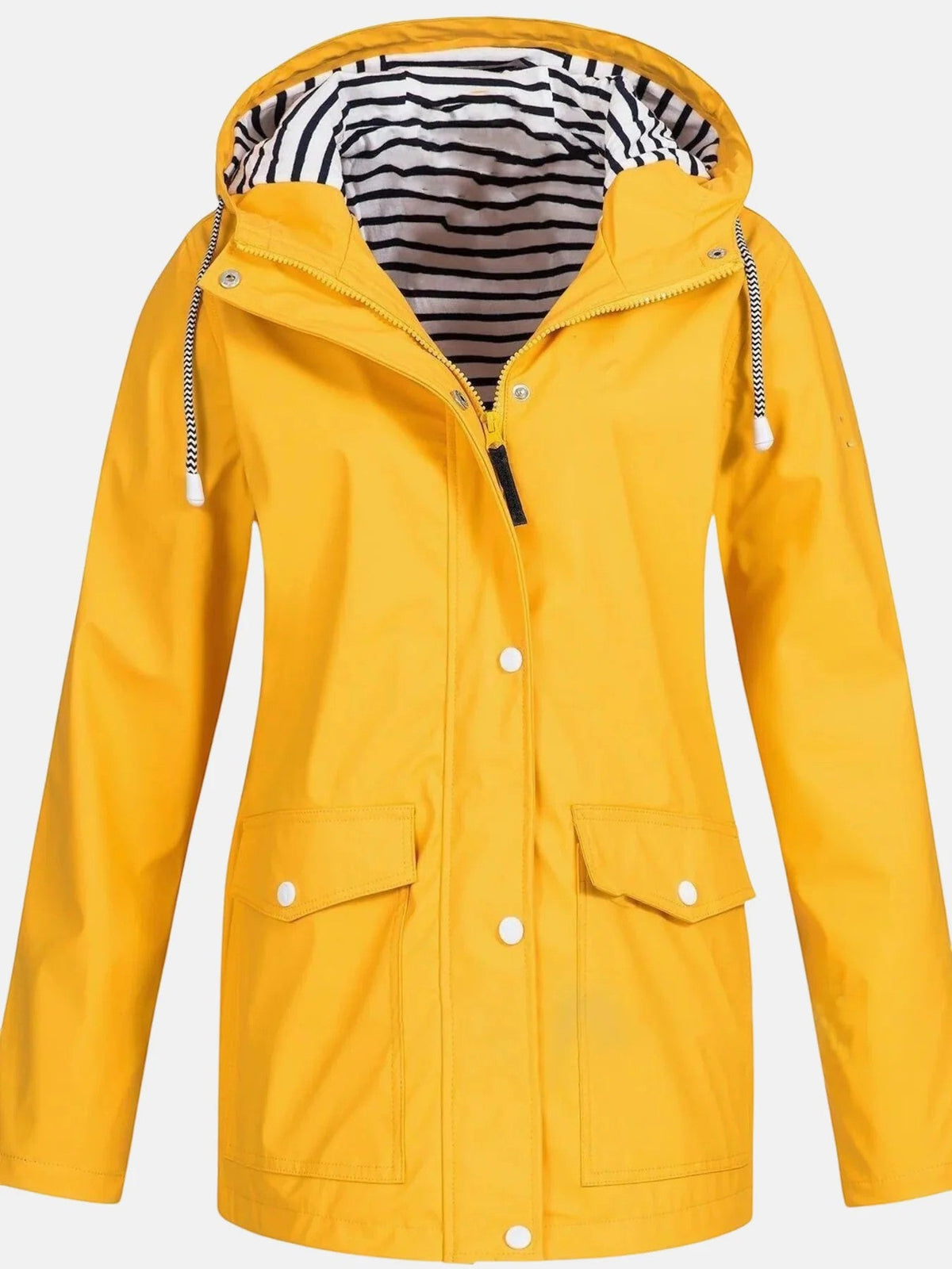 Women's Hooded Raincoat – Relaxed Lightweight Fit