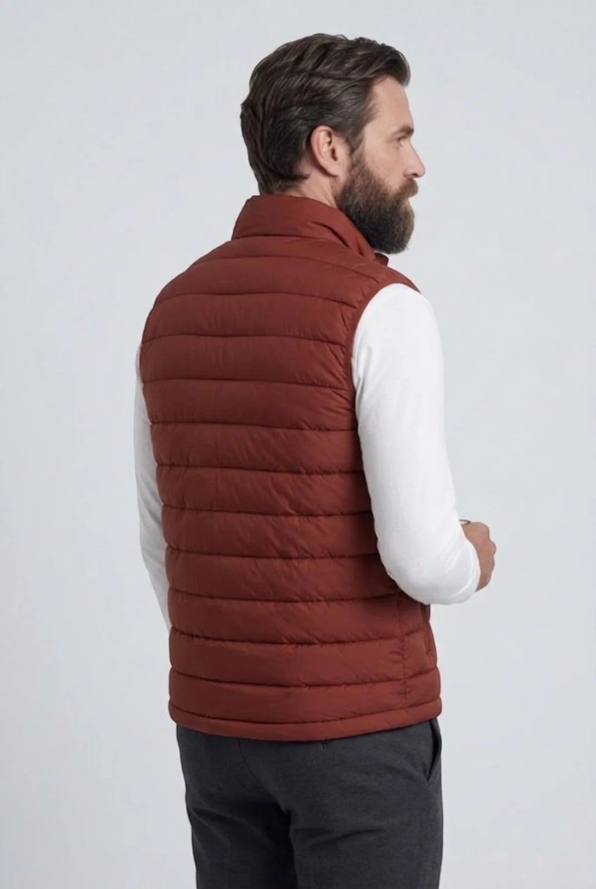 Men's Quilted Puffer Vest – Lightweight Zip Front