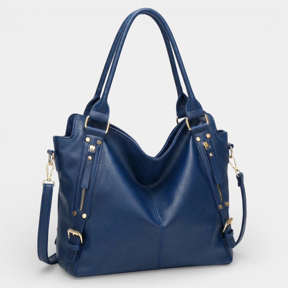Women's Leather Handbag – Structured Top Handle