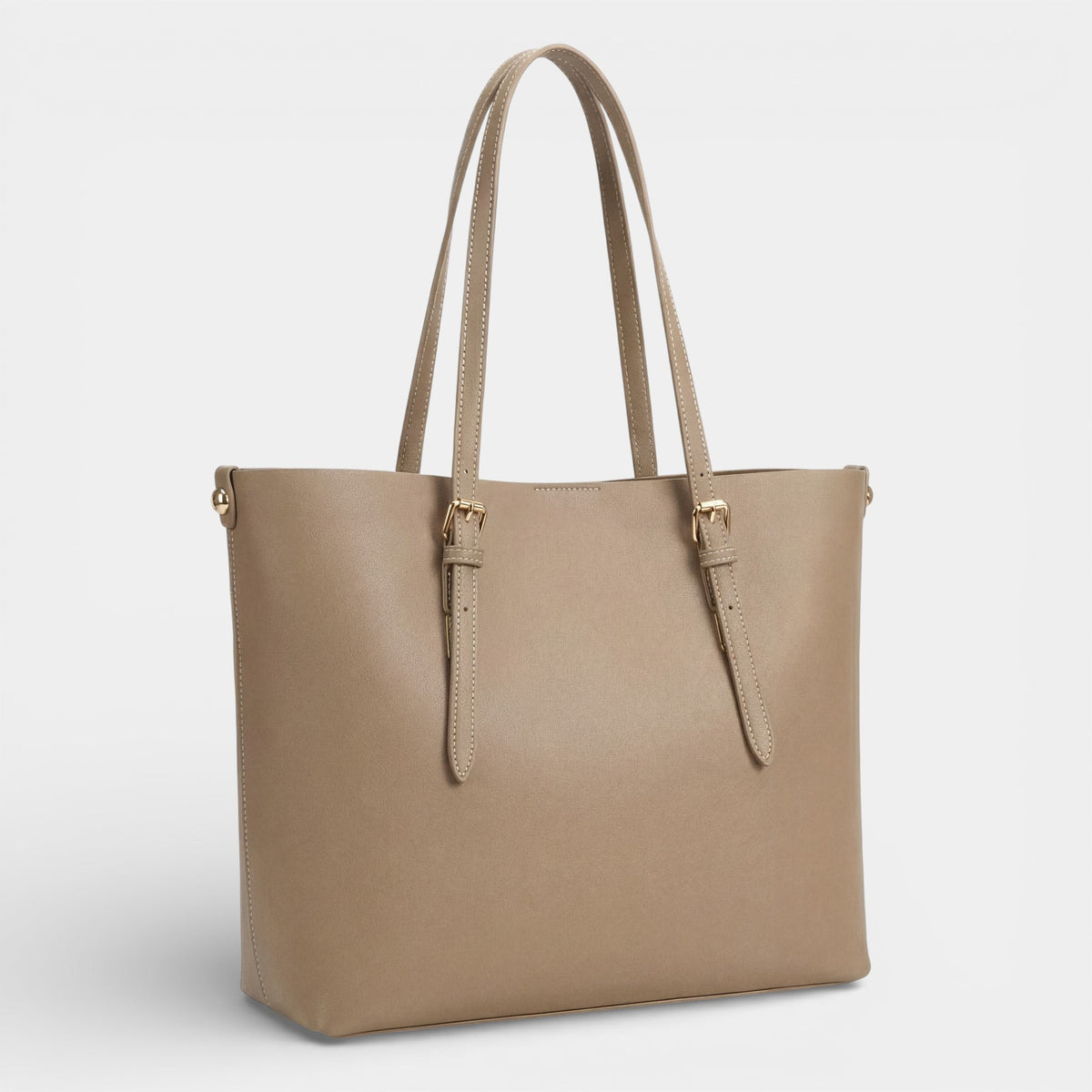 Women's Large Leather Tote Bag – Structured Soft Shape