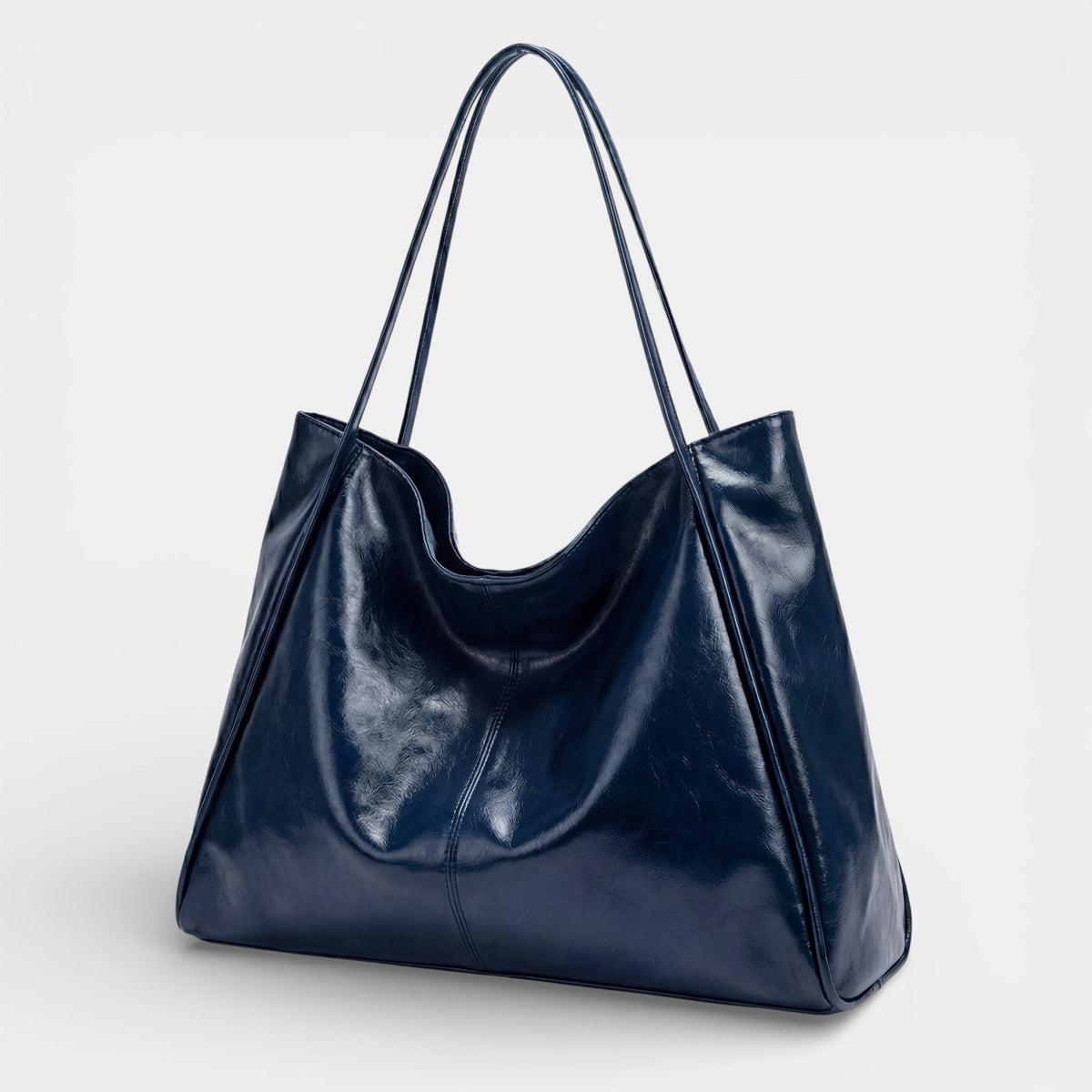 Women's Vintage-Style Tote Bag – Structured Shoulder Carry
