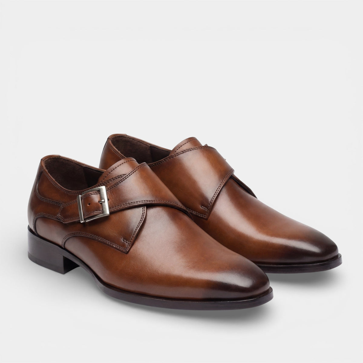 Men's Cowhide Leather Dress Shoes – Square Toe Profile