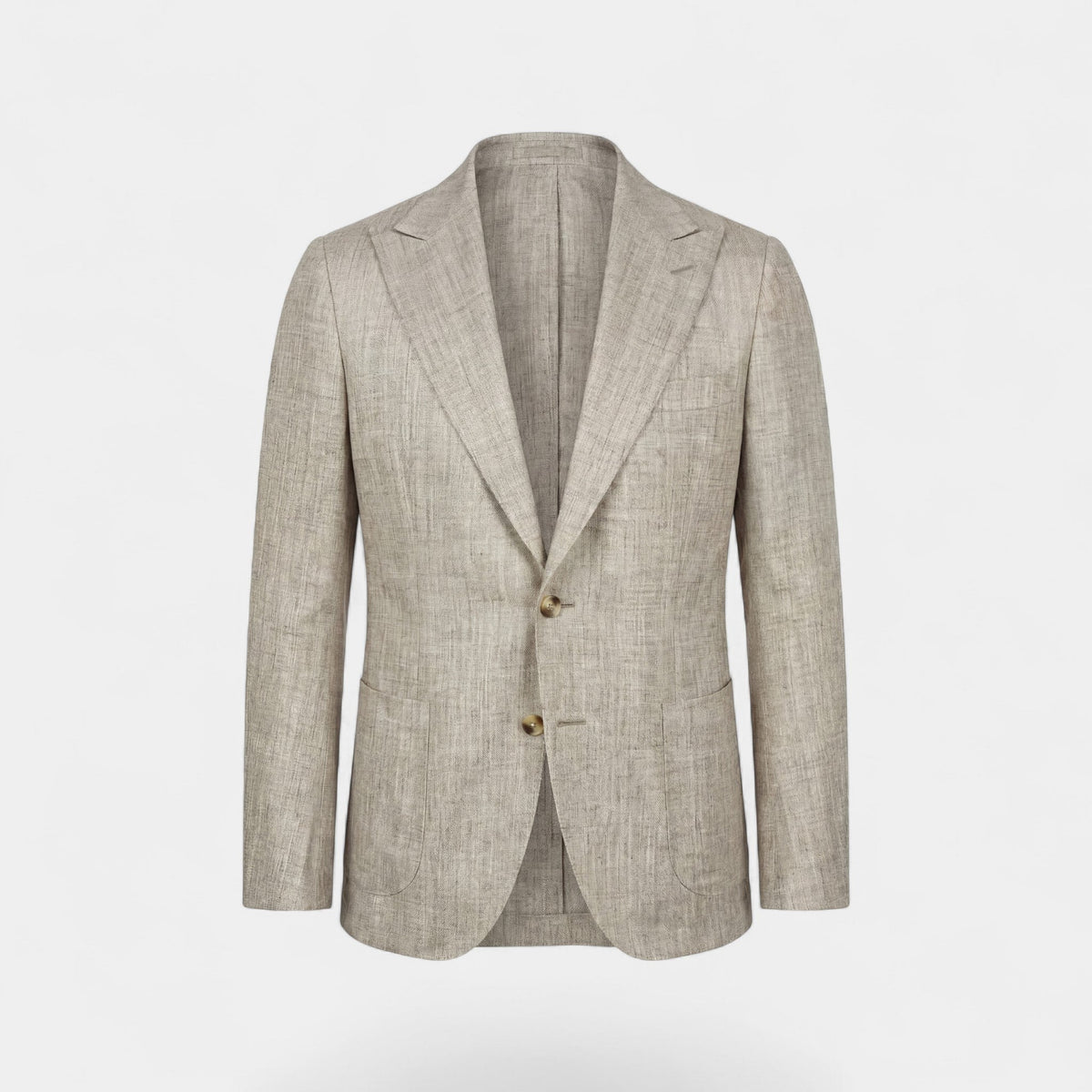 Men's Wool-Blend Blazer – Two-Button Tailored Fit