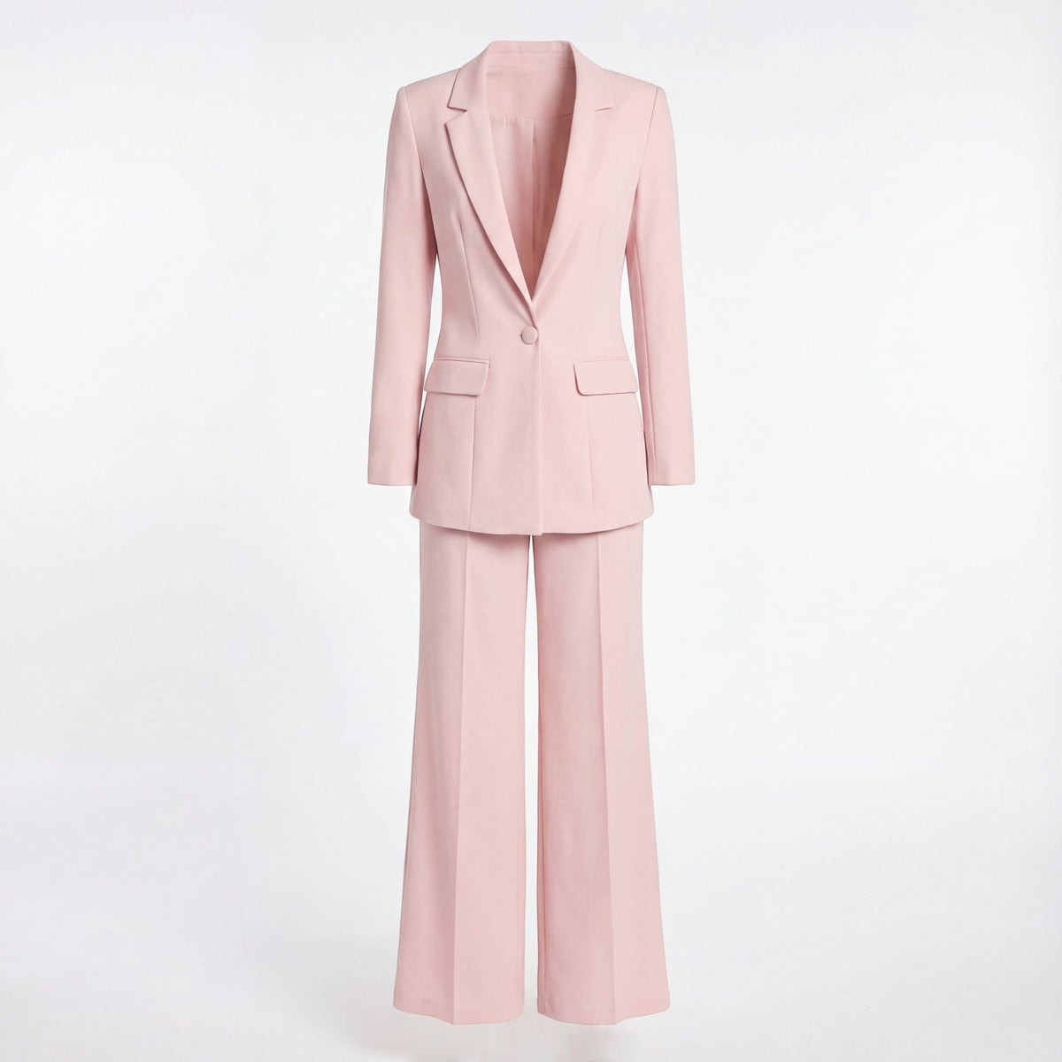 Women's Blazer and Pants Suit Set – Structured Tapered Fit