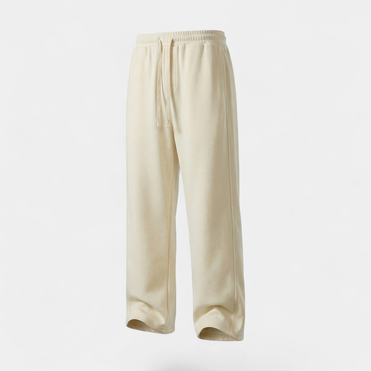 Men's Cotton Straight-Leg Pants – Relaxed Drawstring Waist