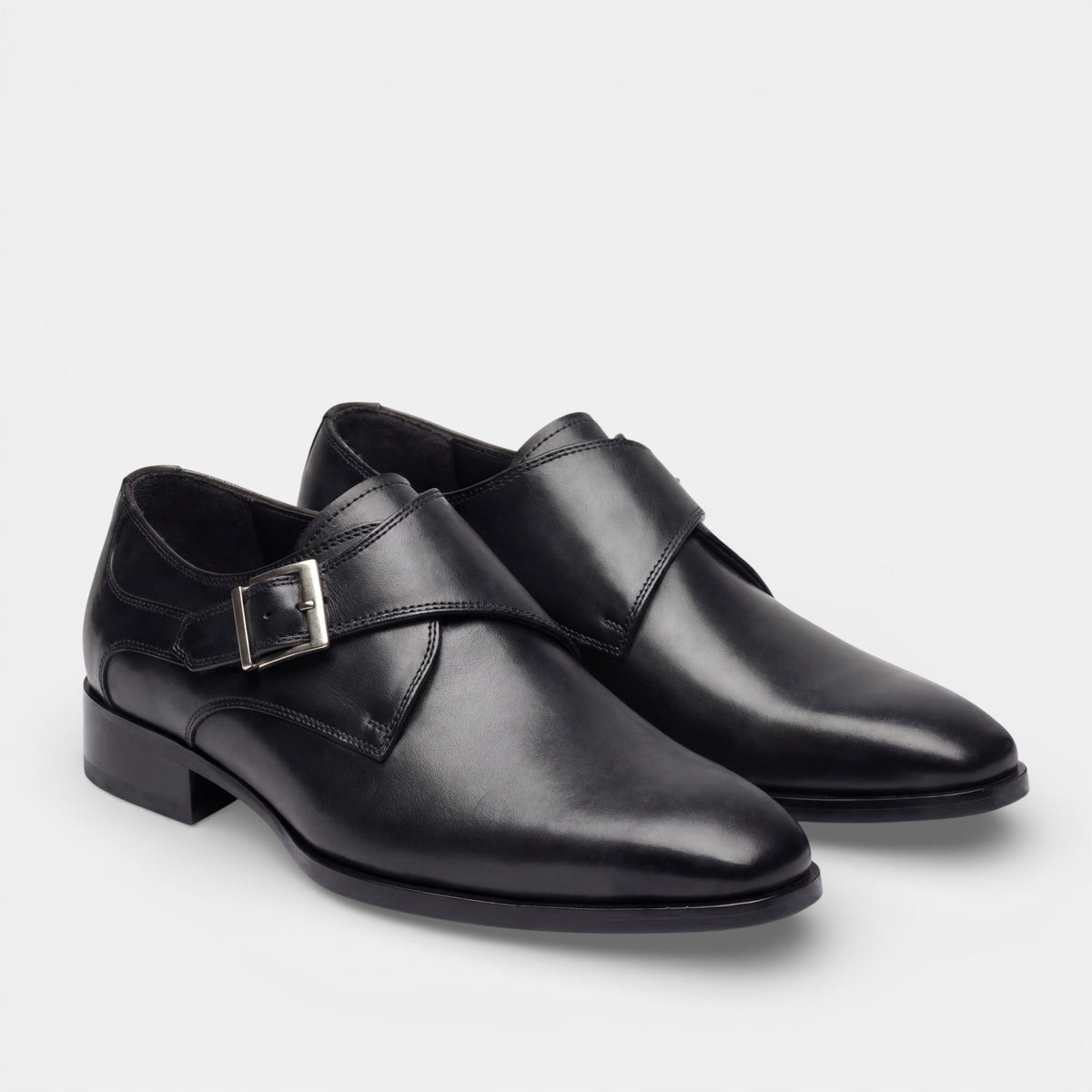 Men's Cowhide Leather Dress Shoes – Square Toe Profile
