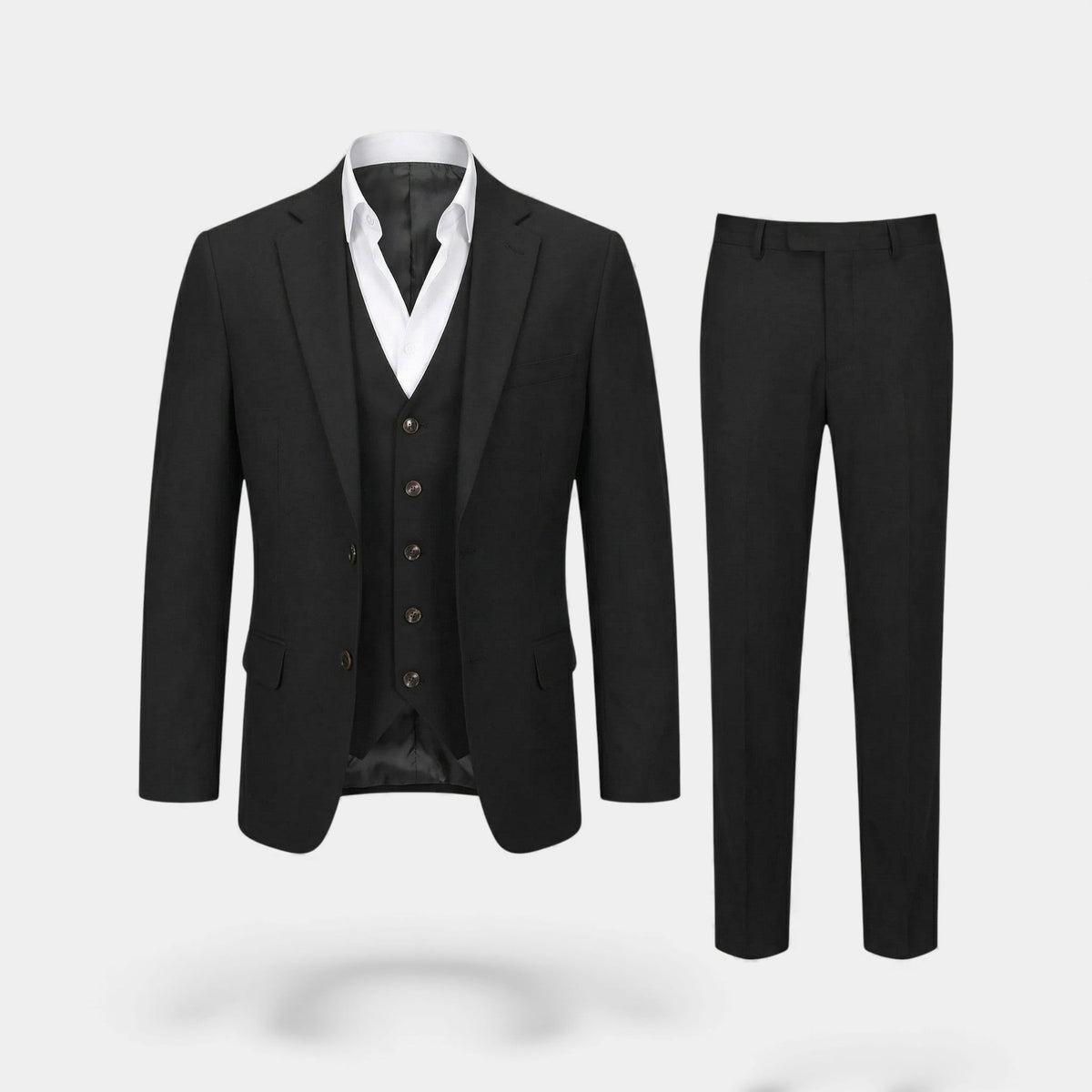 Men's Linen Suit – Slim Fit Tapered Pants