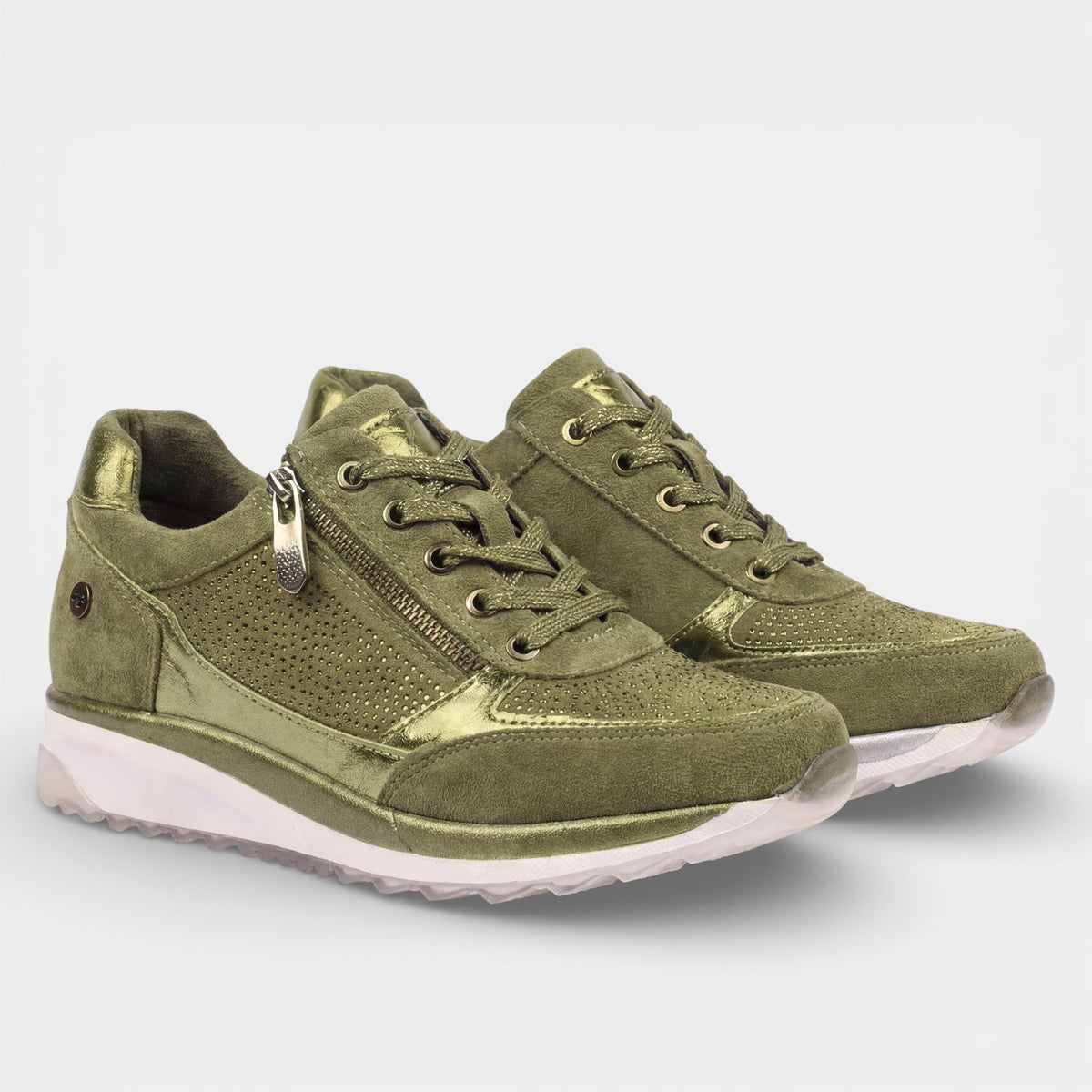 Women's Leather Platform Sneaker – Sculpted Raised Sole