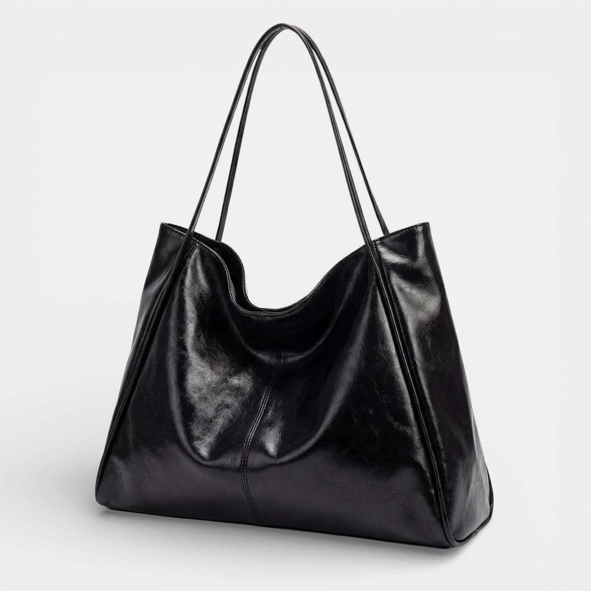 Women's Vintage-Style Tote Bag – Structured Shoulder Carry