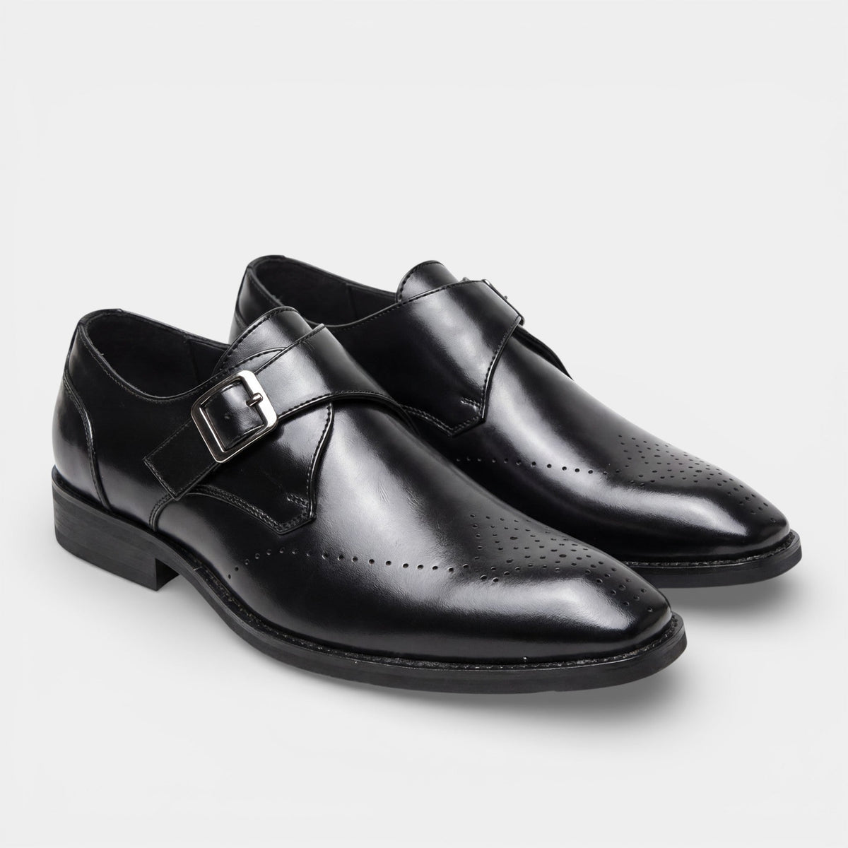 Men's Leather Shoe – Clean Round-Toe Profile