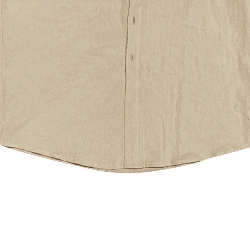 Men's Linen Two-Piece Set – Shirt and Drawstring Pants