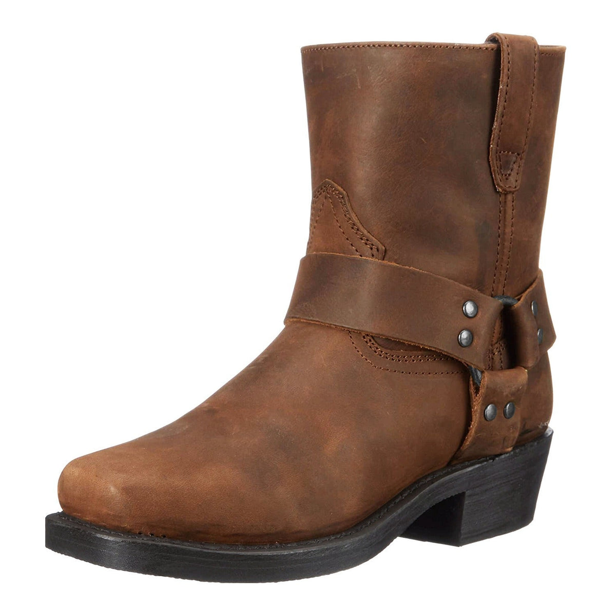 Men's Cowboy Boot – Mid-Calf Harness Strap