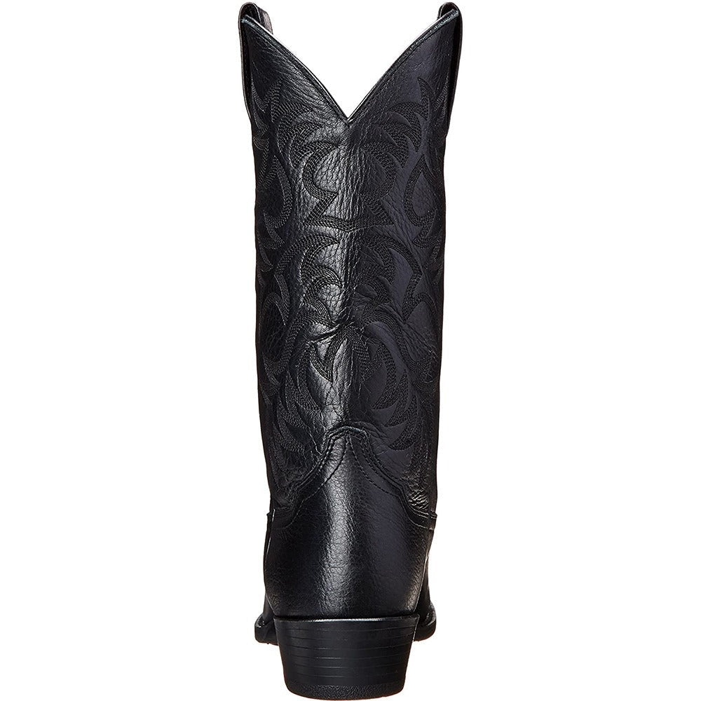 Men's Embroidered Cowboy Boots – Knee-High Square Heel