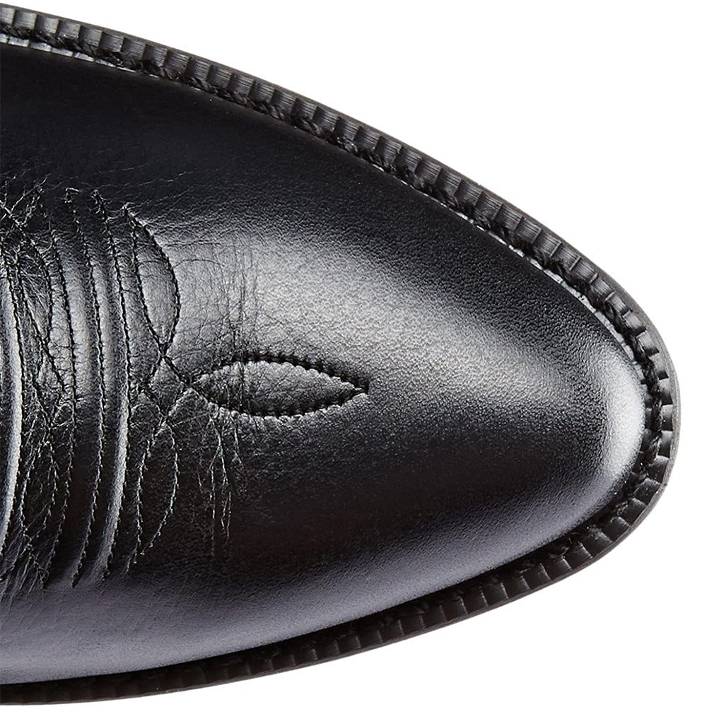 Men's Embroidered Cowboy Boots – Knee-High Square Heel