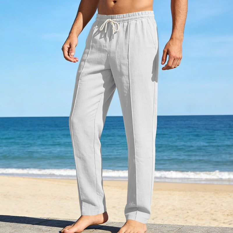 Men's Linen Pants – Relaxed Straight Leg