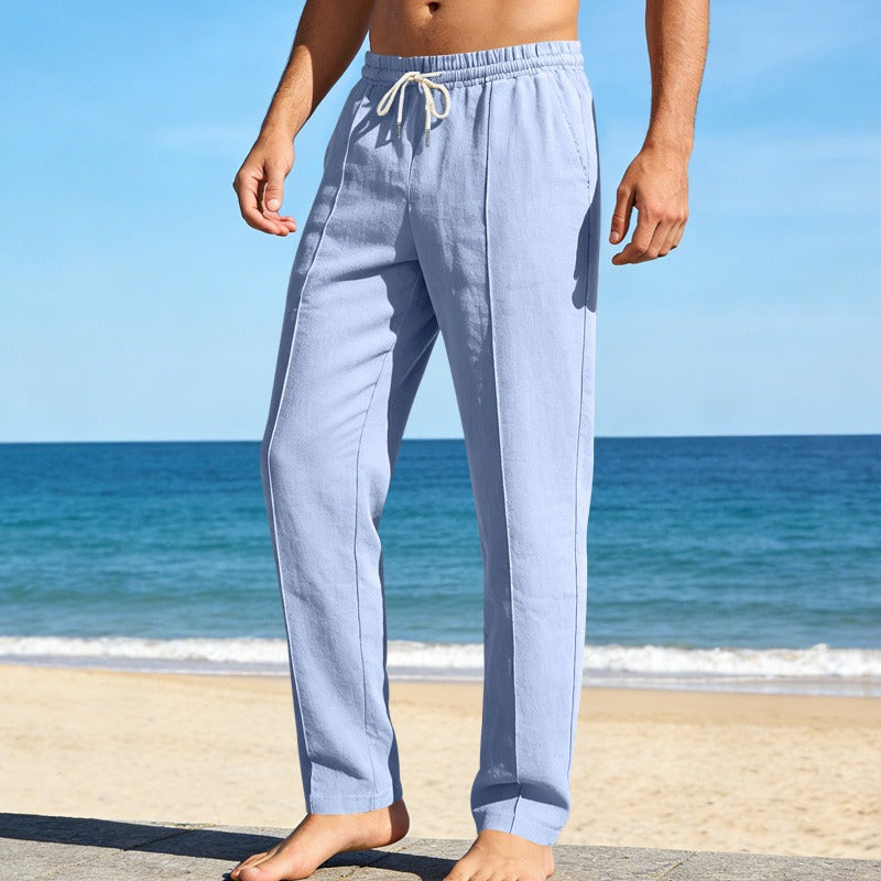 Men's Linen Pants – Relaxed Straight Leg