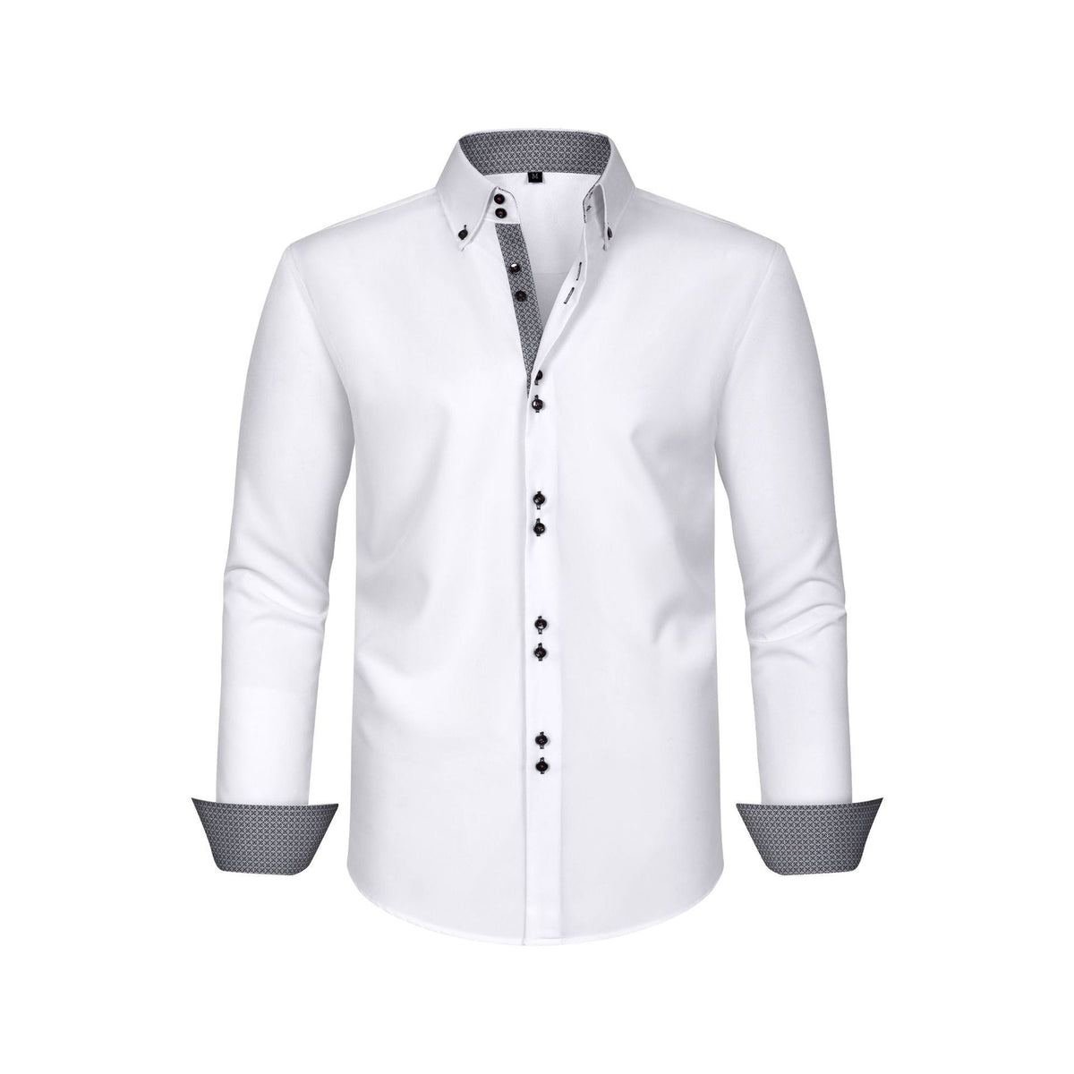 Men's Long-Sleeve Dress Shirt – Slim Stretch Fit