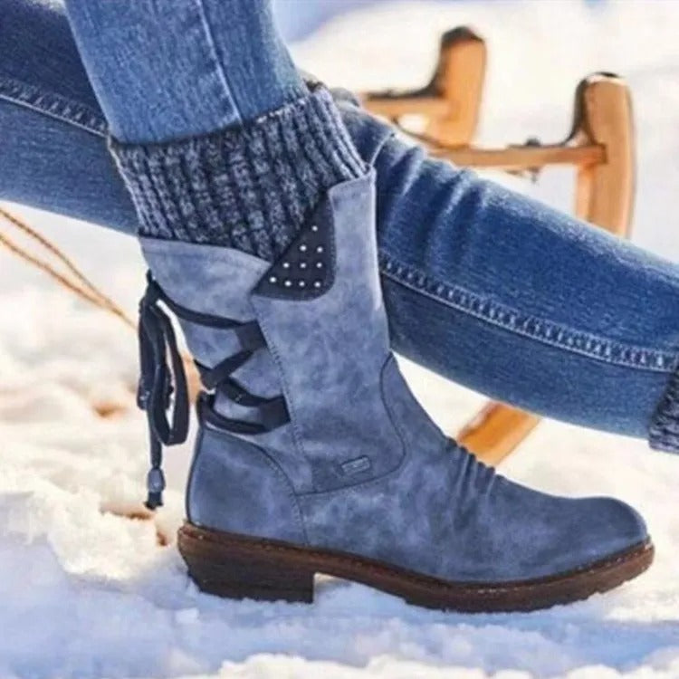 Women's Ankle Boots – Soft Shaft Low Block Heel