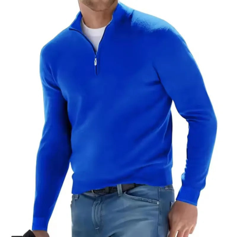 Men's Cashmere Cardigan – Relaxed Plain Knit