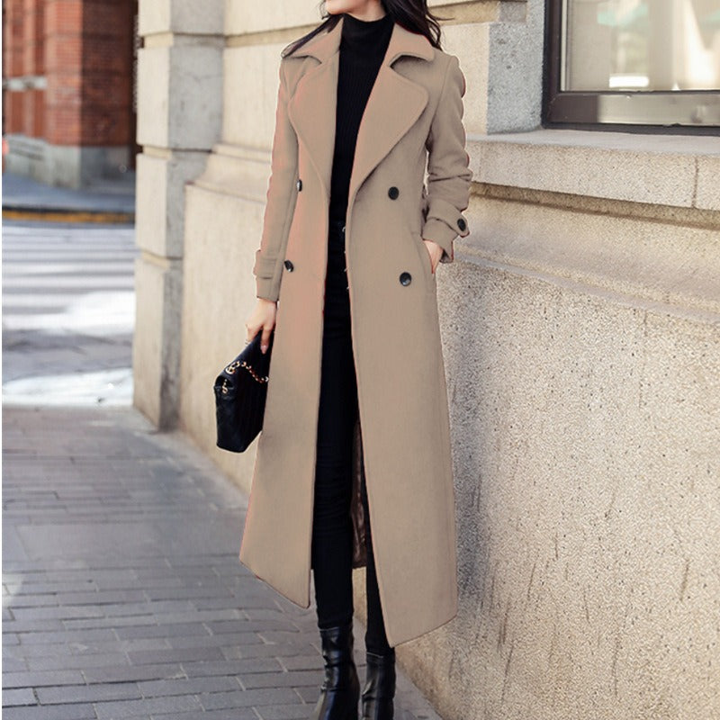 Women's Tweed Jacket – Double-Breasted Frayed Hem
