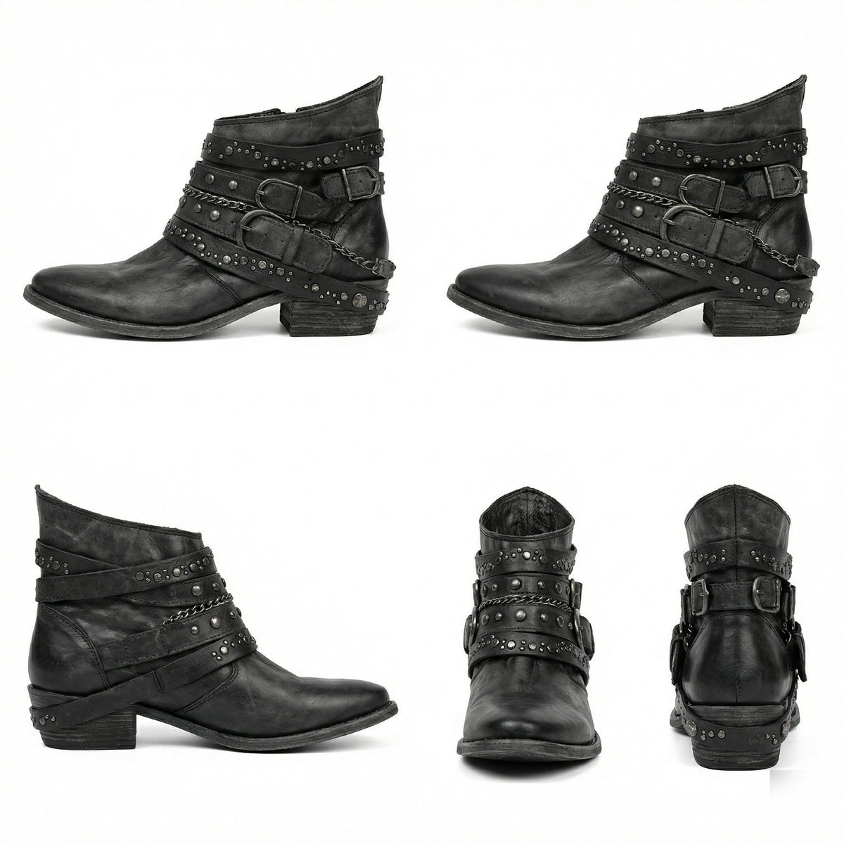 Women's Boots – Vintage Chain Detail