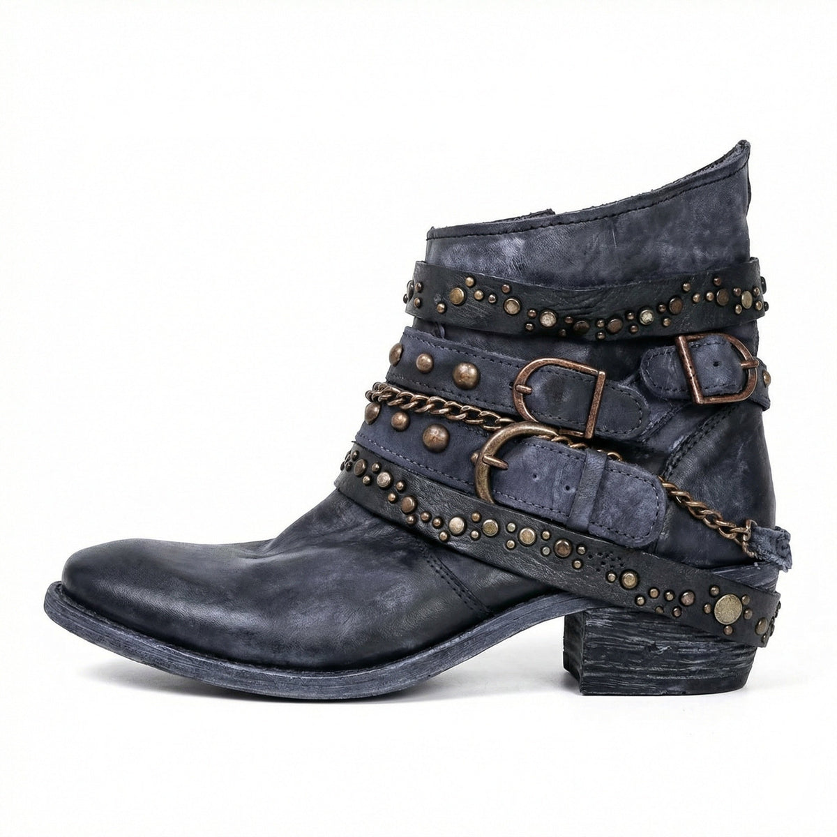 Women's Boots – Vintage Chain Detail