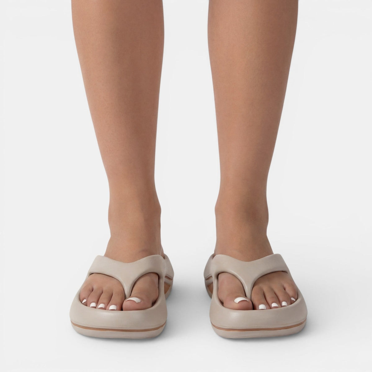 Women's Platform Flip-Flops – Lightweight Wave Sole