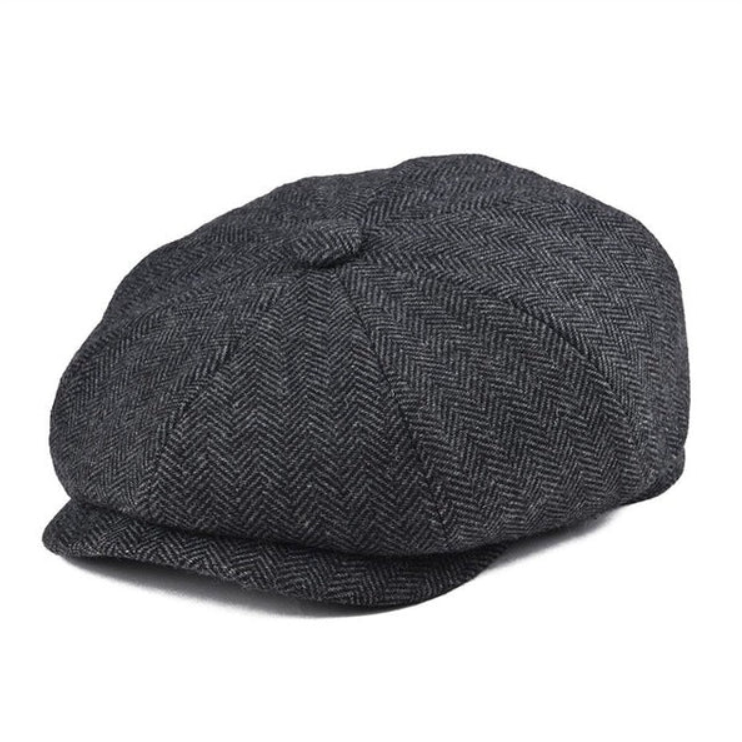 Men's Flat Cap – Vintage Newsboy Style