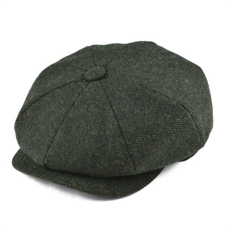 Men's Flat Cap – Vintage Newsboy Style