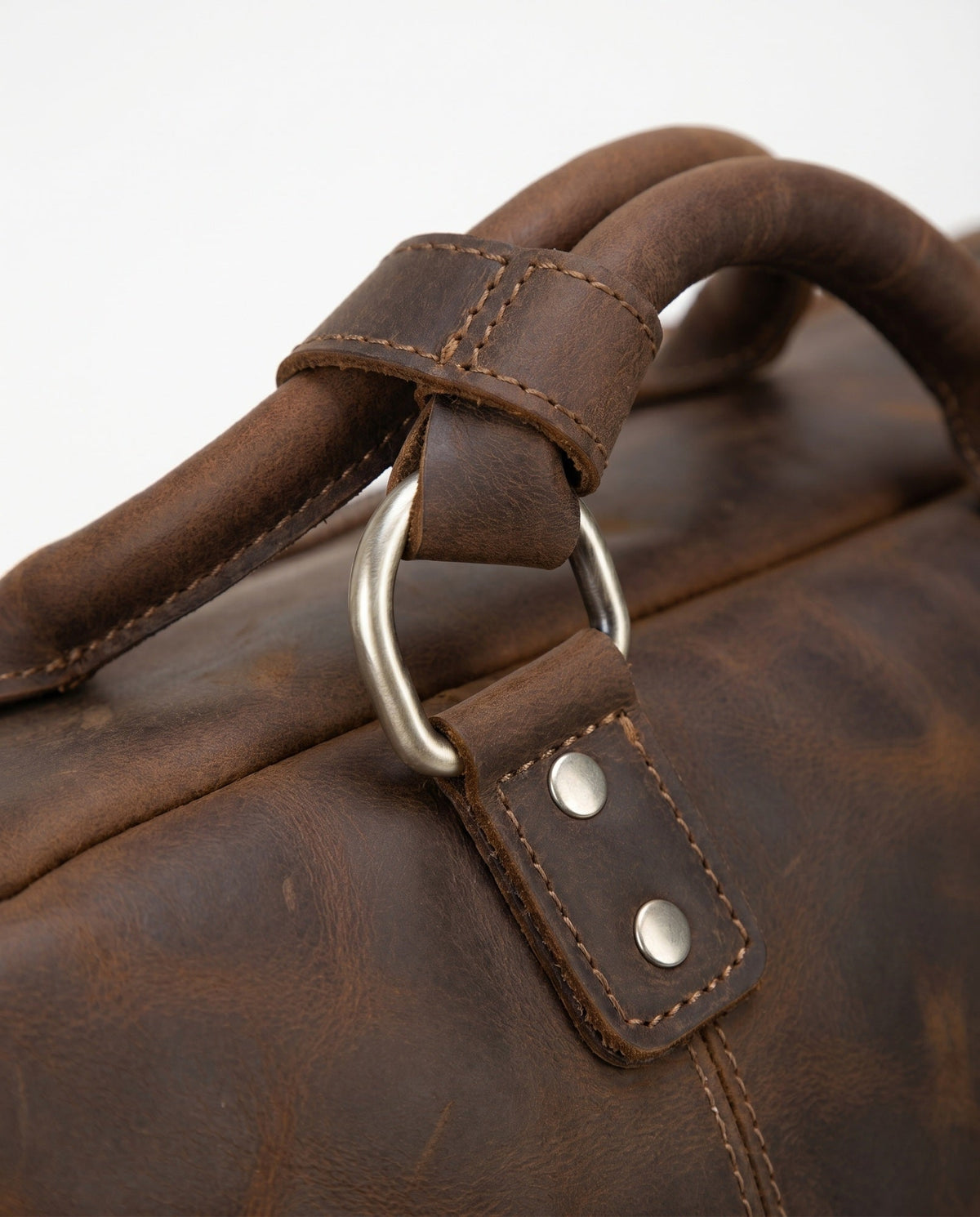 Men's Leather Duffel Bag – Structured Weekender