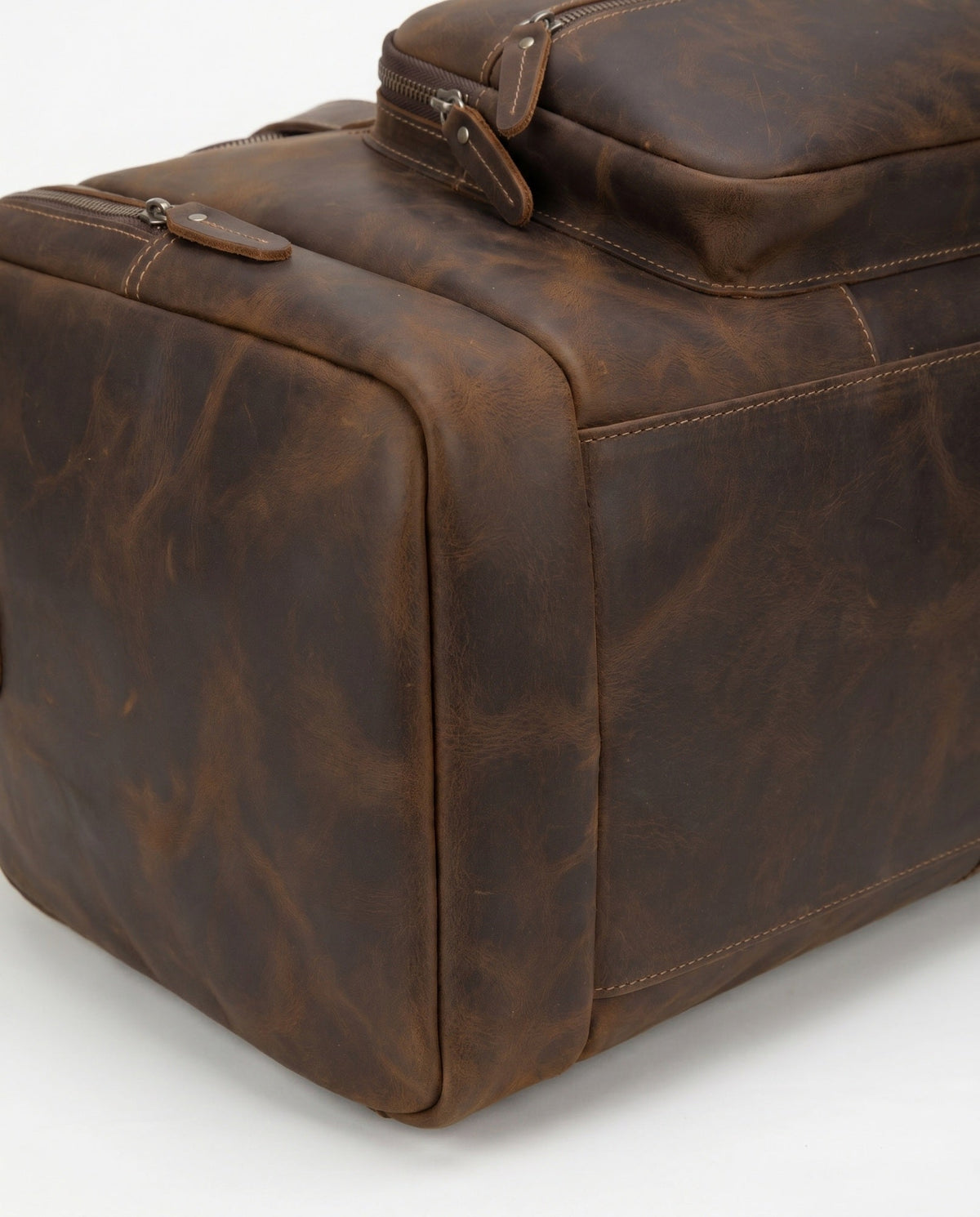 Men's Leather Duffel Bag – Structured Weekender
